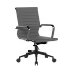 contemporary office chair grey with black frame