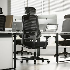 ergonomic office chair with mesh back