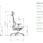 ergonomic office chair dimensions