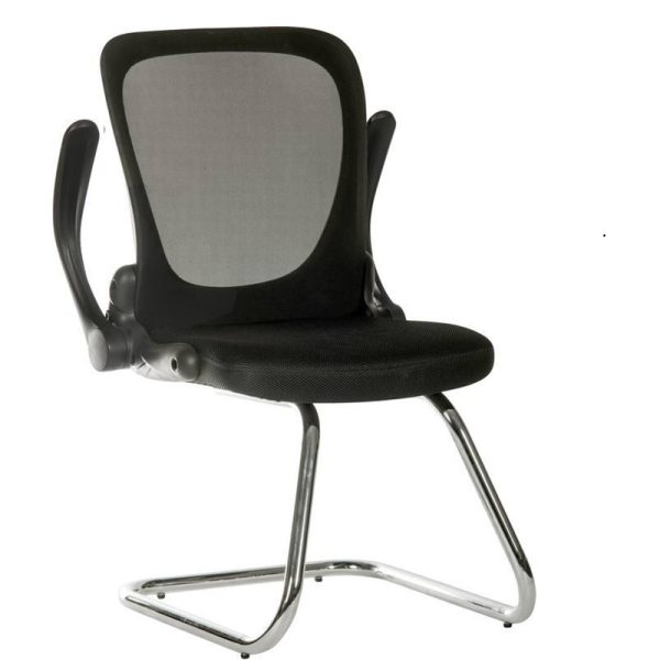 executive mesh office chair with flip up arms