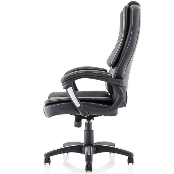 executive office chair black leather