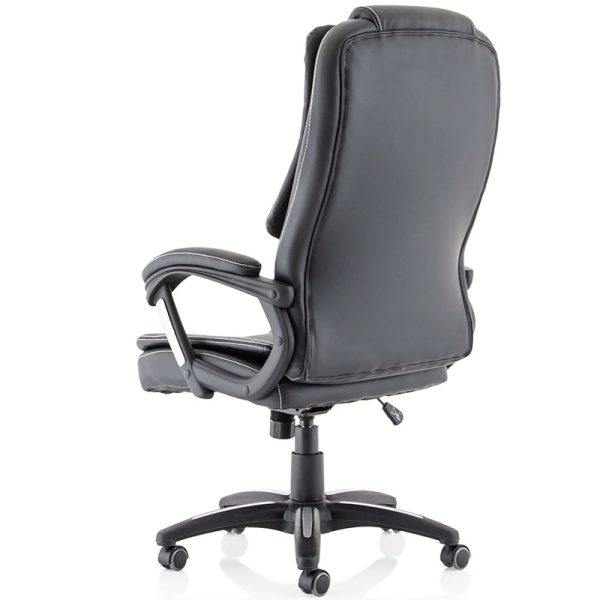 executive office chair black leather