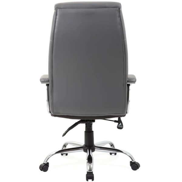 executive office chair grey back view