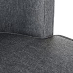 grey fabric accent chair