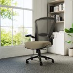heavy duty office chair black mesh