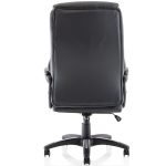 leather executive office chair back view