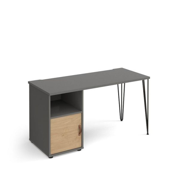 Home Office Desk Trent 1400 With Pedestal And Door - Image 6