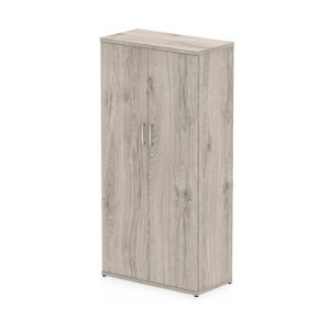 office cupboard in grey oak finish