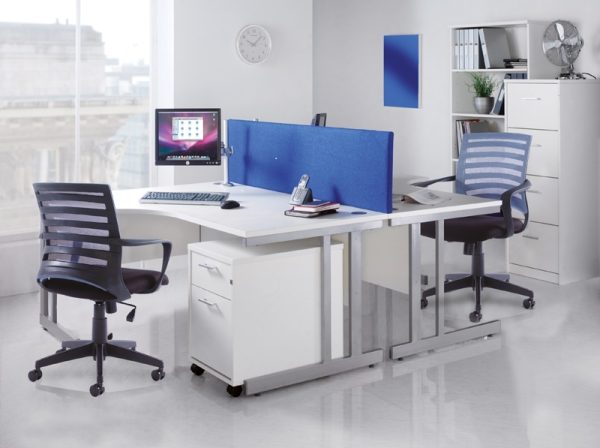 Office Desk Spring Ergonomic 1400mm Right Hand Return - Image 2