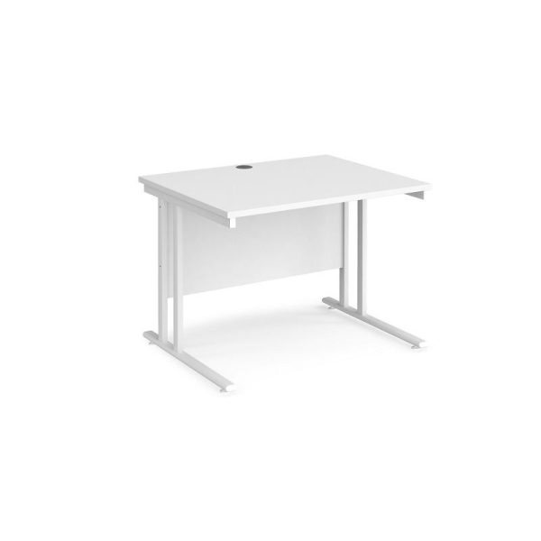 Office Straight Desk 1000 x 800mm Cantilever Frame Work 25 - Image 7