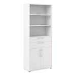 office storage unit white