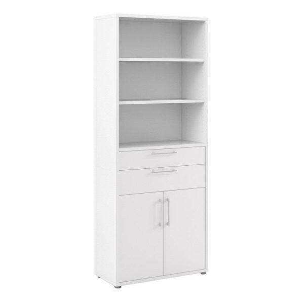 office storage unit white