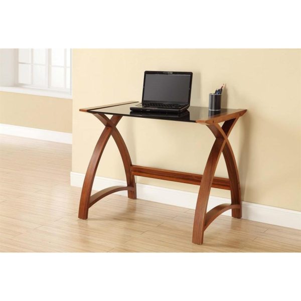 Computer Desk Forme Worktable Walnut/Black 900 - Image 2