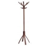 bistro style coat stand in dark wood