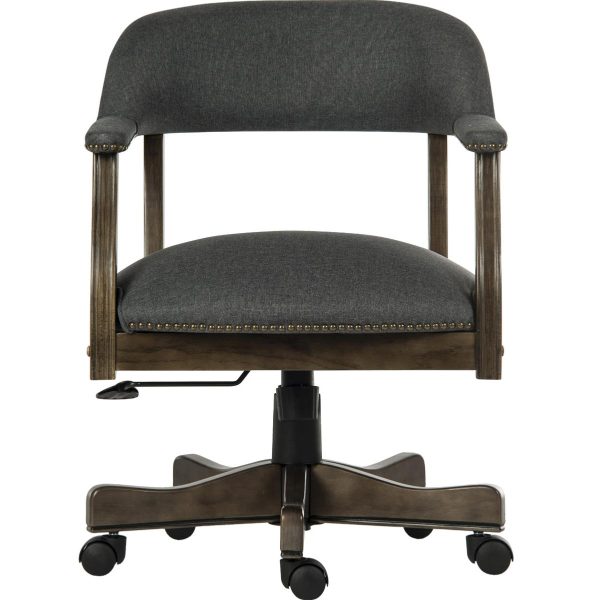 Office Captains Chair Grey - Image 2