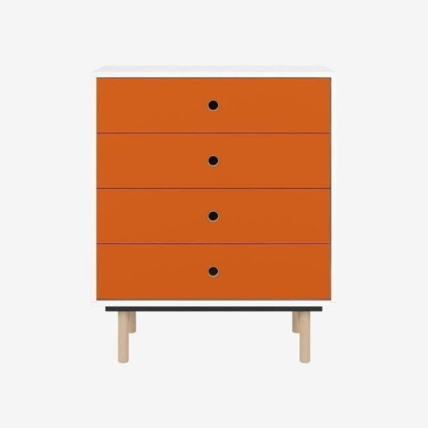 Brooklyn Home Office 4 Drawer Sideboard White