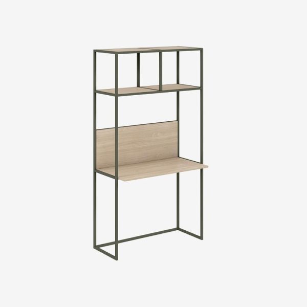 Home Office Desk Linear With Shelves - Image 2