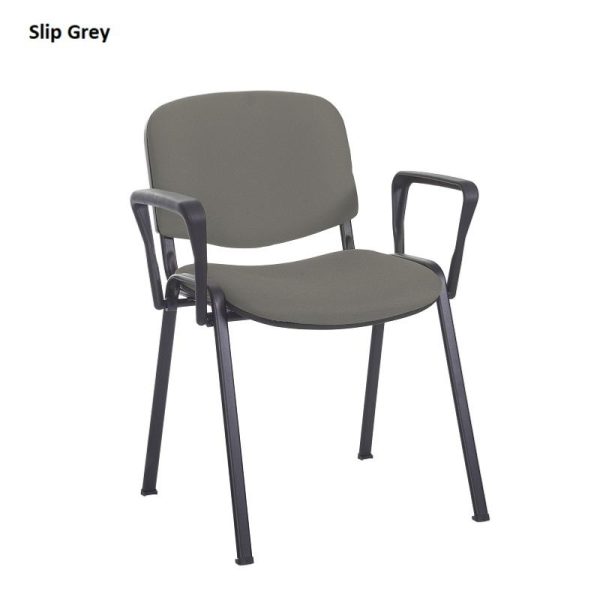 Conference / Meeting Chair Aquarius Black Frame And With Arms Fabric Choices 2 - Image 8