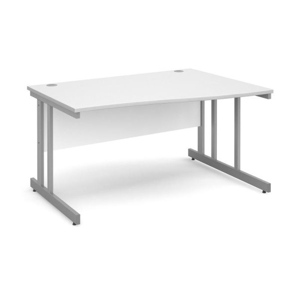 Office Desk Wave Spring 1400mm Right Hand Return - Image 7