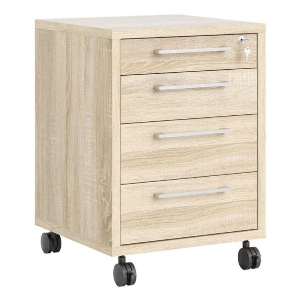 4 drawer mobile office desk pedestal