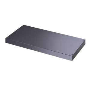 plain metal shelf for office storage cupboard