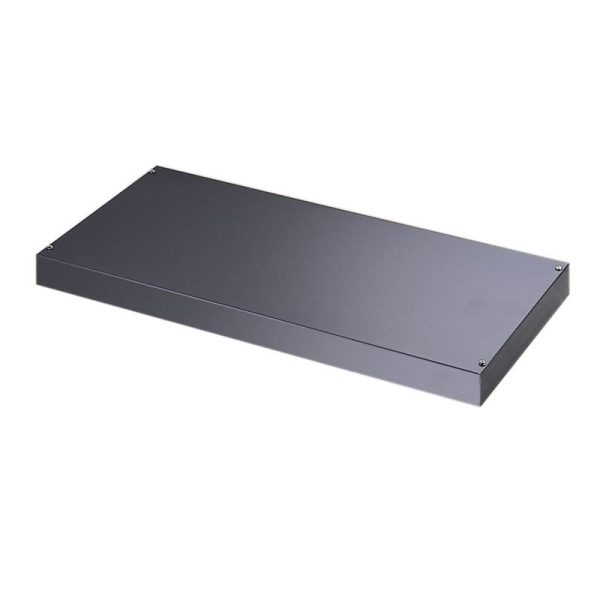 plain metal shelf for office storage cupboard