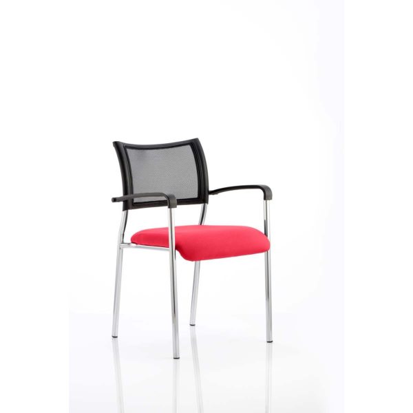 Mesh Chair Brighton Chrome Frame With Arms Choice Of Colours
