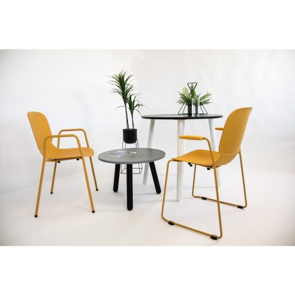 Cafe / Meeting / Break Out Chair Lisbon 4 legged With Arms Sold in 2`s - Image 4