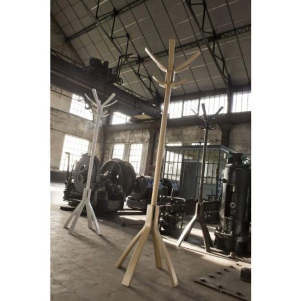 Coat Stand Bistro Light Wood, Dark Wood Or White - Image 2