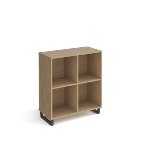 office cube storage oak