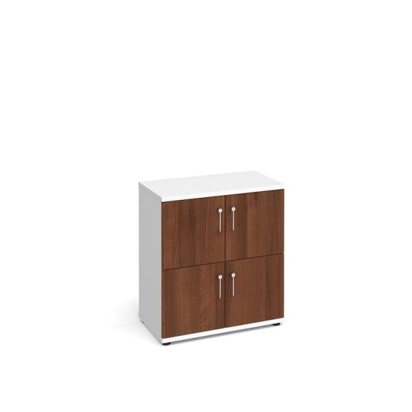 Wooden Office Storage Lockers Hide 4 Compartments - Image 5