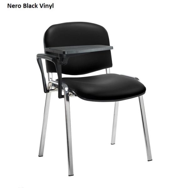 Conference/Meeting Chair Aquarius With Chrome Frame And Writing Tablet - Image 9