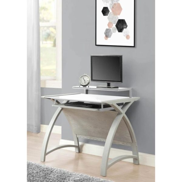 Computer Desk Forme 900 Grey - Image 3