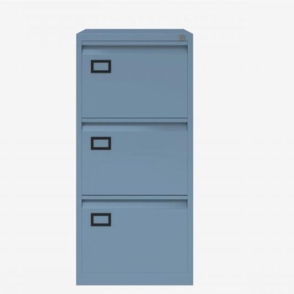 Office Filing Cabinet A Range 3 Drawer Blue