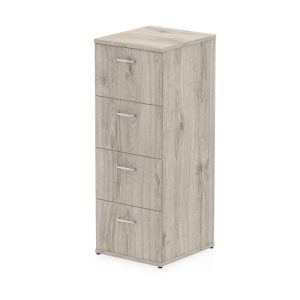 filing cabinet 4 drawer grey oak