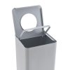 open office recycling bin showing bag ring