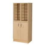 mail sorters on cupboard pigeon hole unit 12 spaces with cupboard