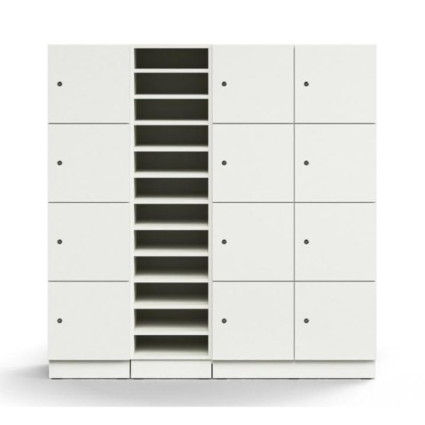 Ace Post And Personal Storage Locker Unit Ace Organisation White - Image 2