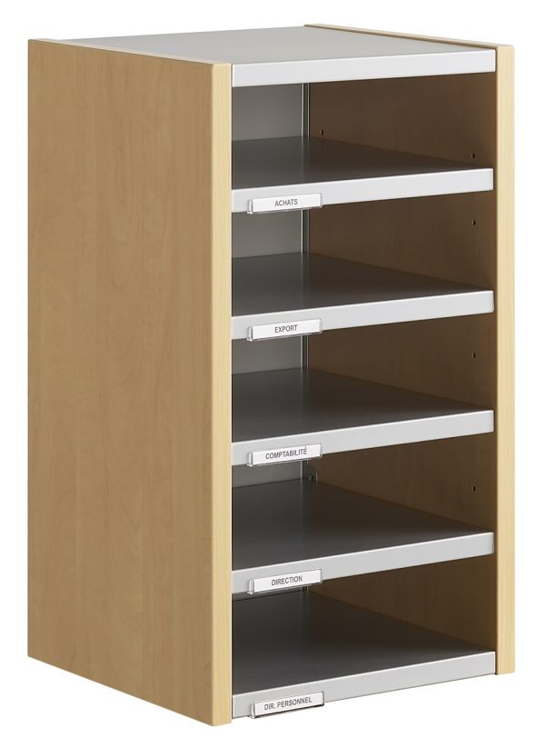 pigeon hole unit antibacterial in beech finish