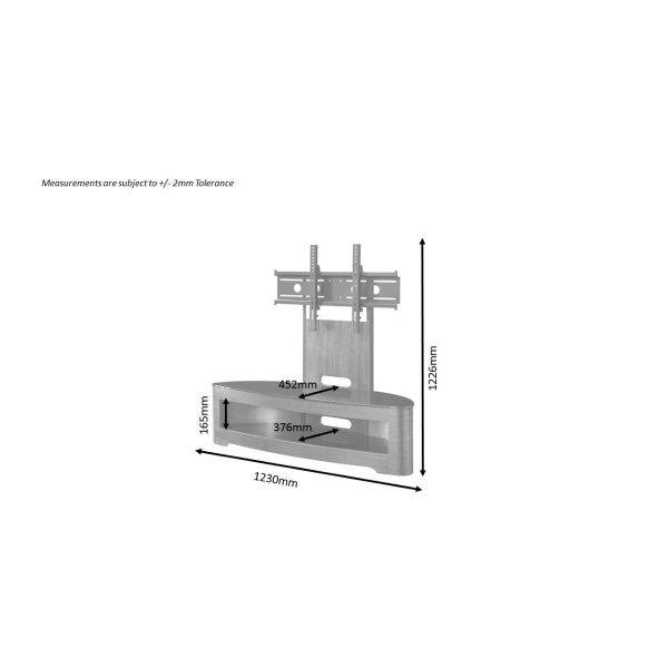 Forme TV Stand 209 Walnut - Image 2