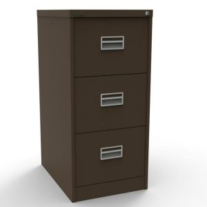 coffee filing cabinet with 3 drawers