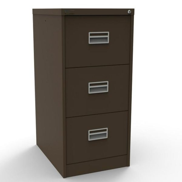 coffee filing cabinet with 3 drawers
