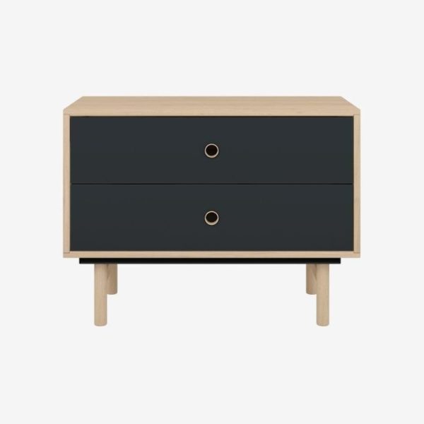 Brooklyn Home Office 2 Drawer Sideboard Oak - Image 10