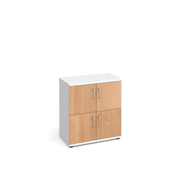 office storage lockers with 4 locker