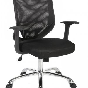 black mesh back office chair