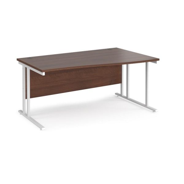 Wave Desk Left Hand Cantilever Leg 1400mm Work 25 - Image 7