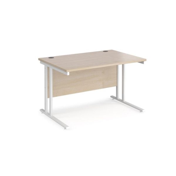 Office Straight Desk 1400 x 800mm Cantilever Leg Frame Work 25 Home Office - Image 2