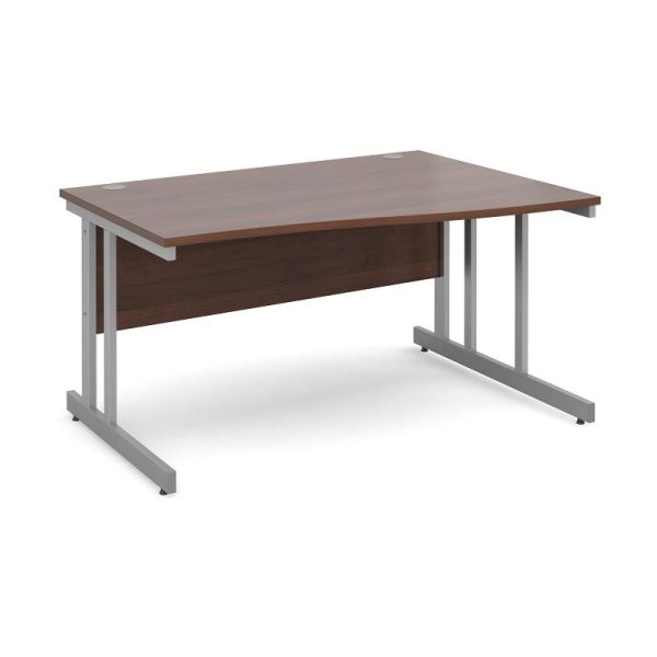 Office Desk Wave Spring 1400mm Right Hand Return - Image 6