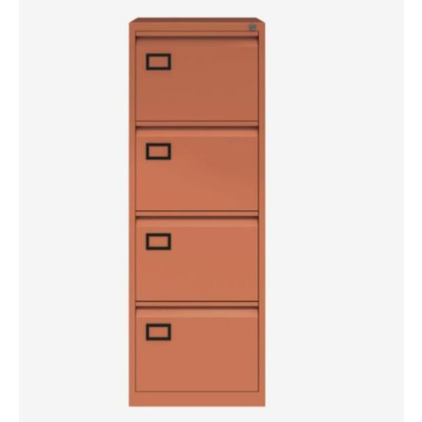 Office Filing Cabinet A Range 4 Drawer Coral