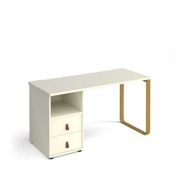Home Office Desk Dubai 1400 With Pedestal With Drawers - Image 9